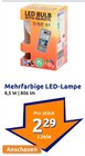 Aktuelles Mehrfarbige LED-Lampe Angebot bei Action in Düsseldorf ab 2,29 €