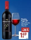 Primitivo Puglia IGT für 1,69 € bei ALDI SÜD im Angebot Primitivo Puglia IGT im aktuellen ALDI SÜD Prospekt