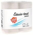 Essuie-tout compact 3=9 rouleaux classiques - TOP BUDGET dans le catalogue Intermarché Hyper