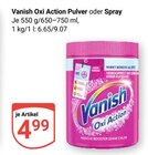 Aktuelles Oxi Action Pulver Angebot bei GLOBUS in Bochum ab 4,99 €