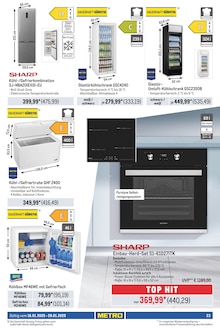 Kühlschrank Angebot im aktuellen Metro Prospekt auf Seite 23