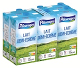 Lait UHT demi-écrémé briques - PÂTURAGES en promo chez Intermarché Lille à 4,80 €