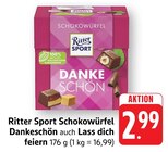Schokowürfel Dankeschön Angebote von Ritter Sport bei EDEKA Rottenburg für 2,99 €