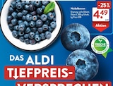 Heidelbeeren im aktuellen ALDI SÜD Prospekt für 4,49 €