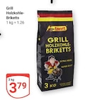 Grill Holzkohle-Briketts im Angebot bei GLOBUS in Gotha Grill Holzkohle-Briketts Angebote von Favorit bei GLOBUS Gotha für 3,79 €
