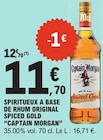 Spiritueux a base de rhum Spiced Gold - CAPTAIN MORGAN en promo chez E.Leclerc Spiritueux a base de rhum Spiced Gold - CAPTAIN MORGAN dans le catalogue E.Leclerc