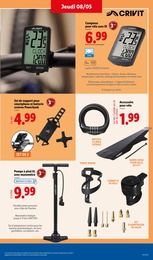 Prix et réduction Compteur Vélo dans le prospectus Lidl en cours Offre Compteur Vélo dans le catalogue Lidl du moment à la page 45