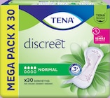Serviettes hygiéniques discreet normal x30 - TENA dans le catalogue Intermarché Hyper