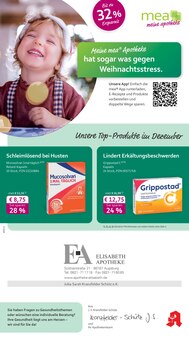 Aktueller mea - meine apotheke Prospekt "Unsere Dezember-Angebote" Seite 1 von 4 Seiten für Augsburg