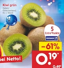 Aktuelles Kiwi grün Angebot bei Netto Marken-Discount in Hannover ab 0,19 €