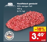 Aktuelles Hackfleisch gemischt Angebot bei Netto Marken-Discount in Mannheim ab 3,49 €
