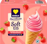 Soft Eis Bourbon-Vanilleeis mit Schoko- oder Erdbeersauce bei EDEKA im Prospekt "" für 1,99 €