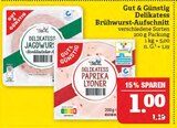 Delikatess Brühwurst-Aufschnitt Angebote von Gut & Günstig bei Marktkauf Leipzig für 1,00 €