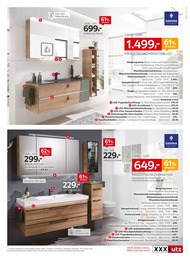 Bad-Spiegelschrank im XXXLutz Möbelhäuser Prospekt "Badtesterinnen und -tester gesucht!" auf Seite 13