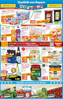Norma Prospekt der aktuellen Woche, gĂĽltig von 16.06.2025 bis 21.06.2025 Aktueller Norma Prospekt "Mehr fĂĽrs Geld" mit 19 Seiten