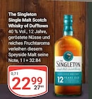 Aktuelles Single Malt Scotch Whisky of Dufftown Angebot bei GLOBUS in Duisburg ab 22,99 €