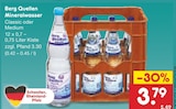 Mineralwasser Classic im Angebot bei Netto Marken-Discount in Heidelberg Mineralwasser Classic Angebote von Berg Quellen bei Netto Marken-Discount Heidelberg für 3,79 €