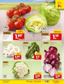 Tomaten im aktuellen Netto Marken-Discount Prospekt (Münster) Tomaten im Netto Marken-Discount Prospekt "Aktuelle Angebote" mit 65 Seiten (Münster)