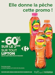 Offre Lipton Ice Tea dans le catalogue Carrefour Proximité du moment à la page 17