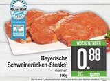 Aktuelles Bayerische Schweinerücken-Steaks Angebot bei E center in Regensburg ab 0,88 €