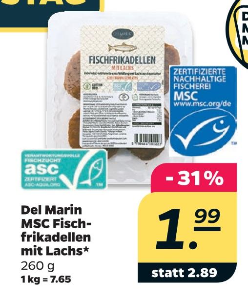 MSC Fischfrikadellen mit Lachs