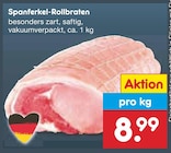 Aktuelle Schweinefilet Angebote bei Netto Marken-Discount in Cottbus Aktuelles Spanferkel-Rollbraten Angebot bei Netto Marken-Discount in Cottbus ab 8,99 €