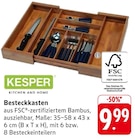 Besteckkasten im Angebot bei E center in Hanau Besteckkasten Angebote von Kesper bei E center Hanau für 9,99 €
