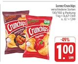 EDEKA Schneeberg - Crunchips Angebot im Prospekt Crunchips bei EDEKA im Schneeberg Prospekt für 1,00 €