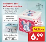 Sitzhocker oder Aufbewahrungsbox Angebote von Disney Mickey Mouse bei Netto Marken-Discount Rheda-Wiedenbrück für 6,99 €