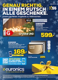 EURONICS Prospekt GENAU RICHTIG. IN EINEM RUTSCH ALLE GESCHENKE. mit  Seiten