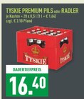 Aktuelles TYSKIE PREMIUM PILS oder RADLER Angebot bei Marktkauf in Bergheim ab 16,40 €