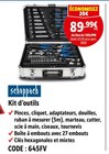 Kit d’outils - SCHEPPACH - Screwfix à Caen Kit d’outils - SCHEPPACH en promo chez Screwfix Caen à 89,99 €