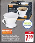 Porzellan-Kaffeefilter Angebote von EDEKA zuhause bei E center Speyer für 7,99 €