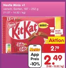 Minis +1 von Nestle für 2,49 € bei Netto Marken-Discount im Angebot Minis +1 von Nestle im aktuellen Netto Marken-Discount Prospekt