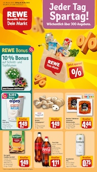REWE Prospekt Dein Markt mit 20 Seiten
