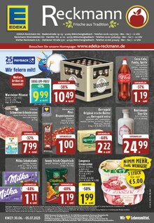 EDEKA Prospekt der Woche "Aktuelle Angebote" Seite 1, 30.06.2025 bis 05.07.2025 für Mönchengladbach Aktueller EDEKA Prospekt "Aktuelle Angebote" Seite 1 von 24 Seiten für Mönchengladbach