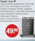 Toaster T0850 im V-Markt Prospekt Toaster T0850 von im aktuellen V-Markt Prospekt für 49,99 €