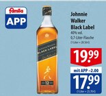 Johnnie Walker Black Label Angebote bei famila Nordost Kiel für 19,99 €