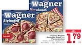 Steinofen Pizza Salami im Angebot bei E center in Dreieich Steinofen Pizza Salami Angebote von Wagner bei E center Dreieich für 1,79 €
