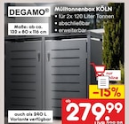 Mülltonnenbox KÖLN im Angebot bei Netto Marken-Discount in Pinneberg Mülltonnenbox KÖLN Angebote von DEGAMO bei Netto Marken-Discount Pinneberg für 279,99 €
