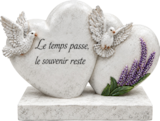 Coeur sur stèle avec oiseaux à Bazarland dans Cornus Coeur sur stèle avec oiseaux à Bazarland dans Cornus