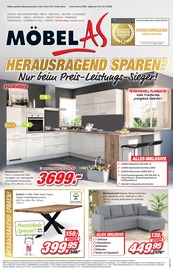 Möbel AS Walldürn Prospekt der aktuellen Woche, gültig von 31.01.2026 bis 14.02.2026 Aktueller Möbel AS Walldürn Prospekt "HERAUSRAGEND SPAREN? Nur beim Preis-Leistungs-Sieger!" mit 16 Seiten