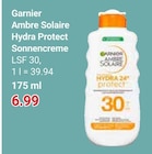 Ambre Solaire Hydra Protect Sonnencreme bei GLOBUS im Prospekt "" für 6,99 €