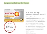 LINDA Premiumapotheke - Nurofen 200 mg Schmelztabletten Lemon Angebot im Prospekt Nurofen 200 mg Schmelztabletten Lemon bei LINDA Premiumapotheke im Prospekt "" für 9,45 €