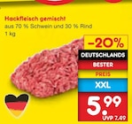 Aktuelles Hackfleisch gemischt Angebot bei Netto Marken-Discount in Potsdam ab 5,99 €