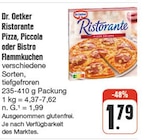 Ristorante Pizza, Piccola oder Bistro Flammkuchen bei nah und gut im Ostheim Prospekt für 1,79 €