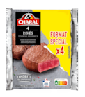 4 pavés de bœuf CHARAL en promo chez Carrefour Mâcon à 8,99 €