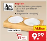 Napf-Set für 9,99 € bei Netto Marken-Discount im Angebot Napf-Set im aktuellen Netto Marken-Discount Prospekt