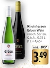 EDEKA Gondenbrett - Rheinhessen Erben Wein Angebot im Prospekt Rheinhessen Erben Wein bei EDEKA im Gondenbrett Prospekt für 3,49 €
