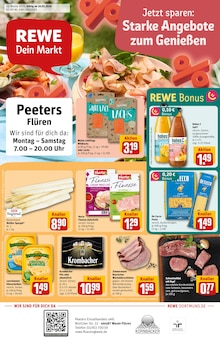 Aktueller REWE Prospekt "Dein Markt" für Wesel Aktueller REWE Prospekt für Wesel mit Seiten